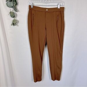 Philosophy | Ponte Skinny Pull On Trouser Pants Brown Stretchy Women’s Size 8